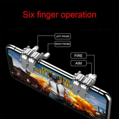 Mobile Trigger Gamepad Controller Sensitive Touch Fire Button Shooter Grip Trigger Aim Key Joystick for IOS Android