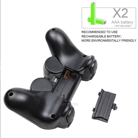 Modern Purple Wireless Joystick Gamepad Controller Along With Double Vibration Shock Perfect For PC Laptop Smart TV