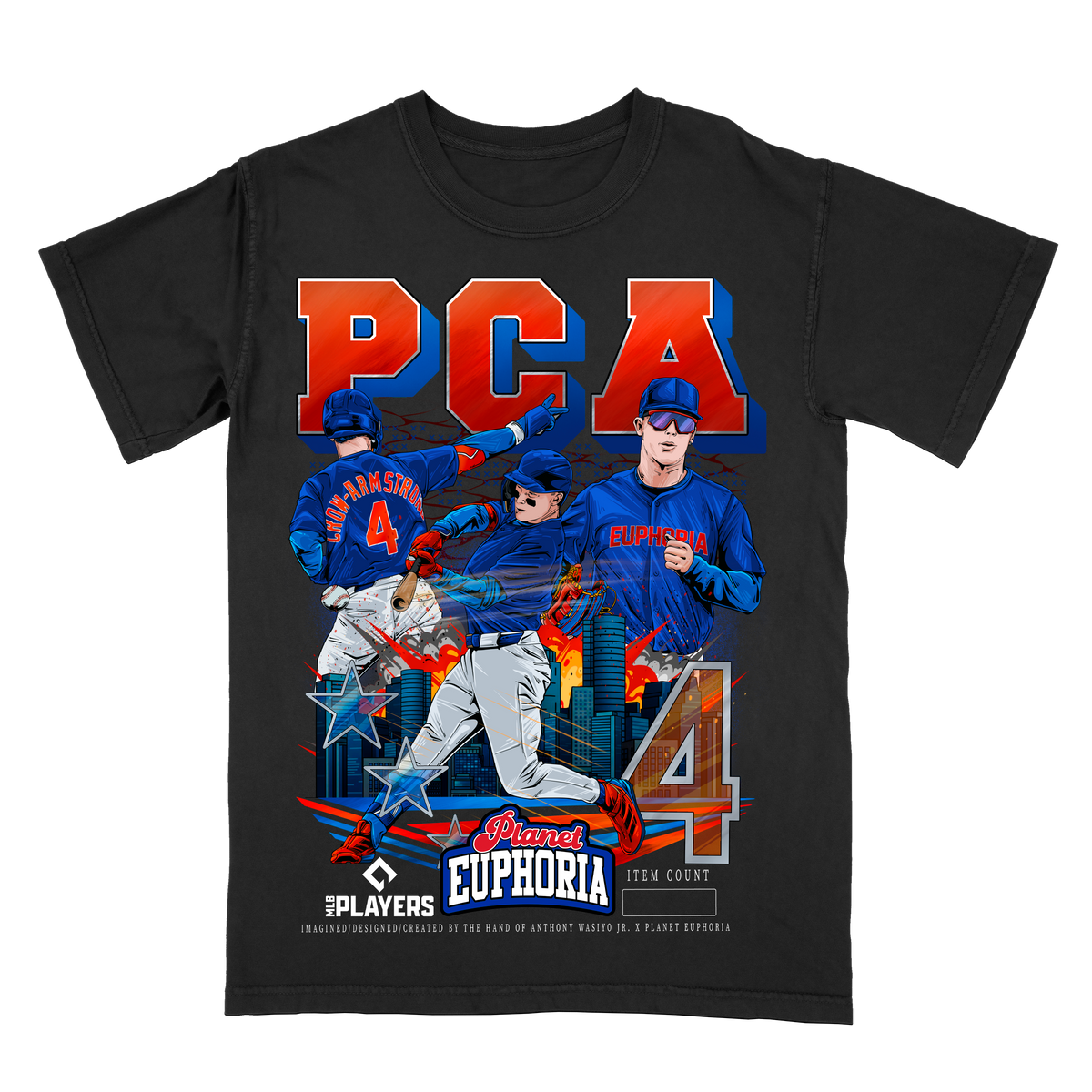 Pete Crow-Armstrong Limited Edition MLB Player Graphic T-Shirt