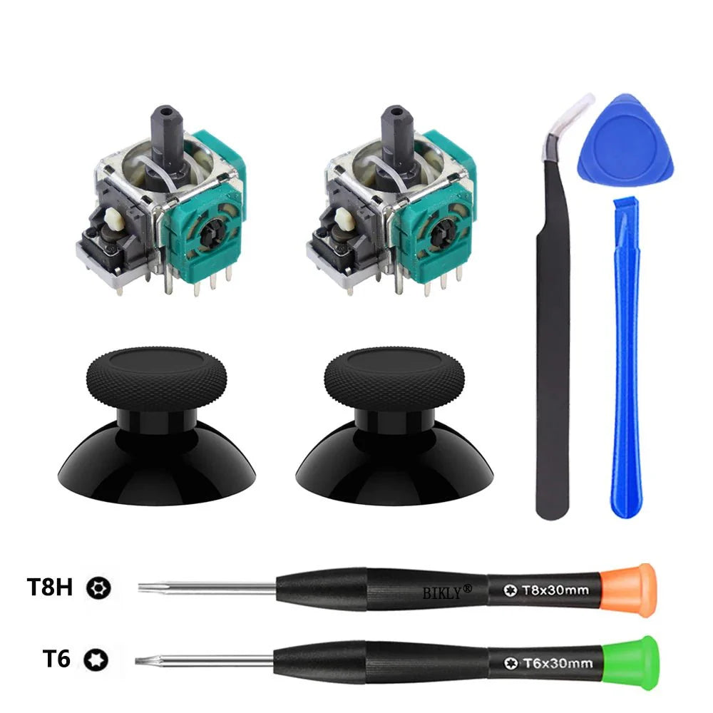 Replacement Joystick for Xbox One / Xbox Series S & X Controllers | 3D Analog Thumbsticks Repair Kit with Screwdrivers