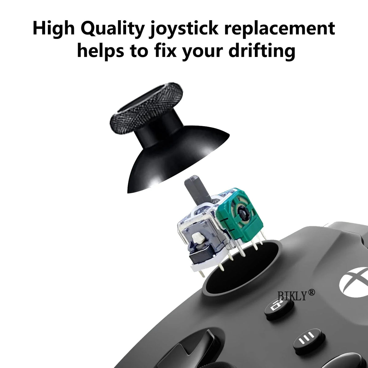 Replacement Joystick for Xbox One / Xbox Series S & X Controllers | 3D Analog Thumbsticks Repair Kit with Screwdrivers