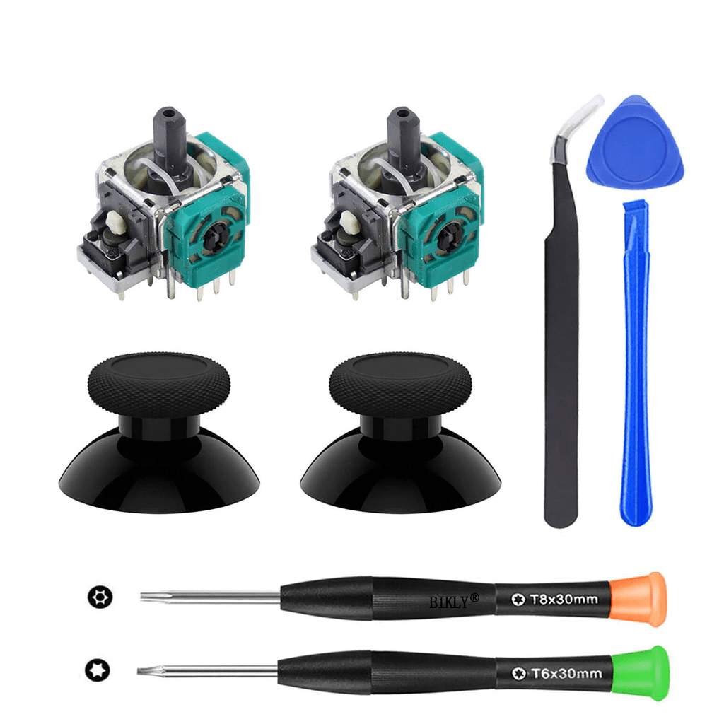 Replacement Joystick for Xbox One / Xbox Series S & X Controllers | 3D Analog Thumbsticks Repair Kit with Screwdrivers