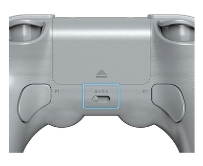 Simple Pure White Bluetooth Joystick Gamepad Controller Compatible With PC Monitor Laptop Tablet