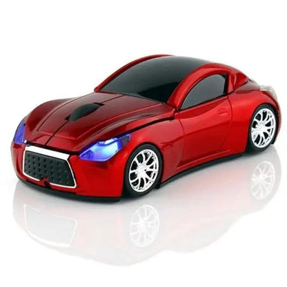Stylish Wireless Computer Car Shape Mouse Mini 3D Ergonomic PC Gamer Mouse Retro Optical Mice 1600 DPI USB Receiver Suitable for PC/Computer/Laptop